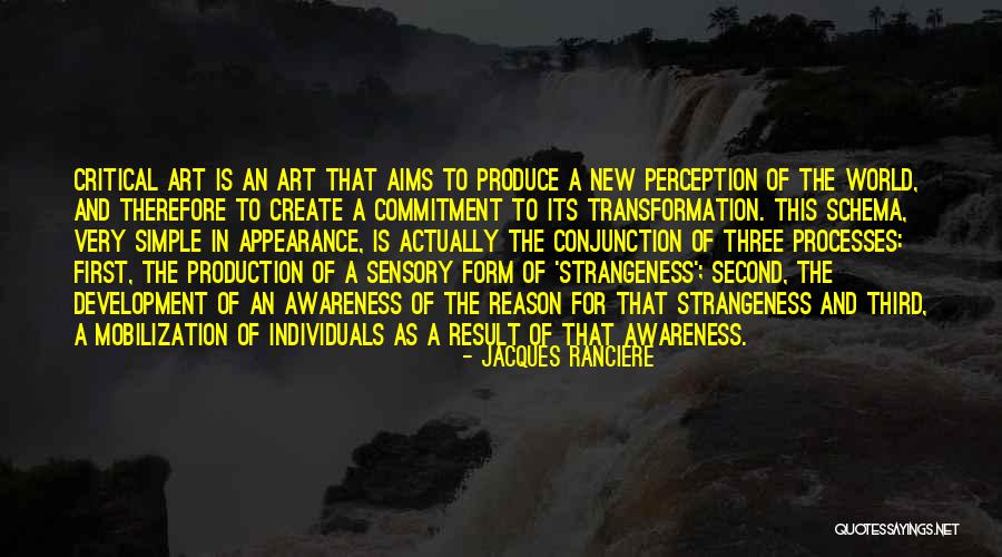 World Awareness Quotes By Jacques Ranciere