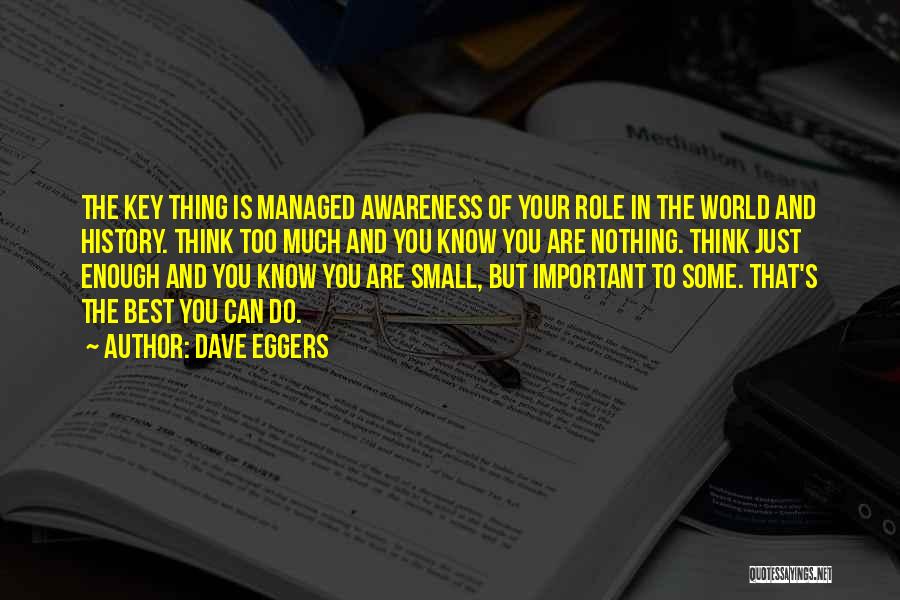 World Best Small Quotes By Dave Eggers