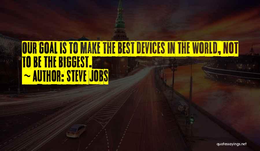 World Biggest Quotes By Steve Jobs