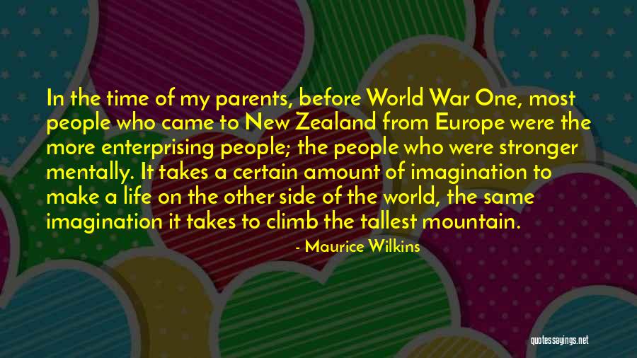 World But New Zealand Quotes By Maurice Wilkins World But New Zealand Quotes By Maurice Wilkins