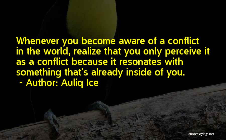 World Conflicts Quotes By Auliq Ice