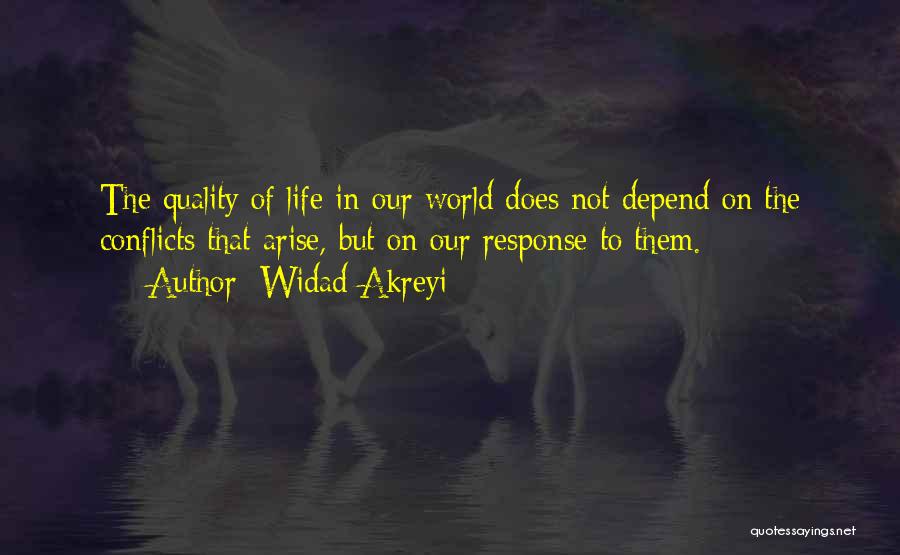 World Conflicts Quotes By Widad Akreyi