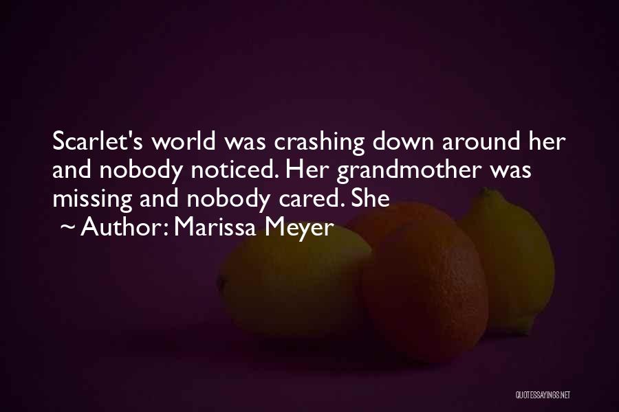 World Crashing Around Me Quotes By Marissa Meyer