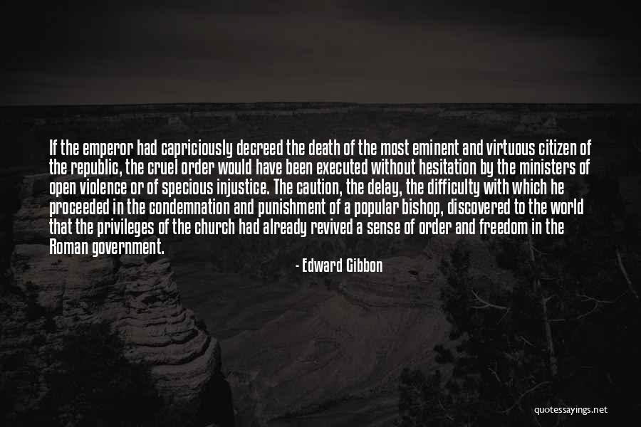 World Cruel Quotes By Edward Gibbon