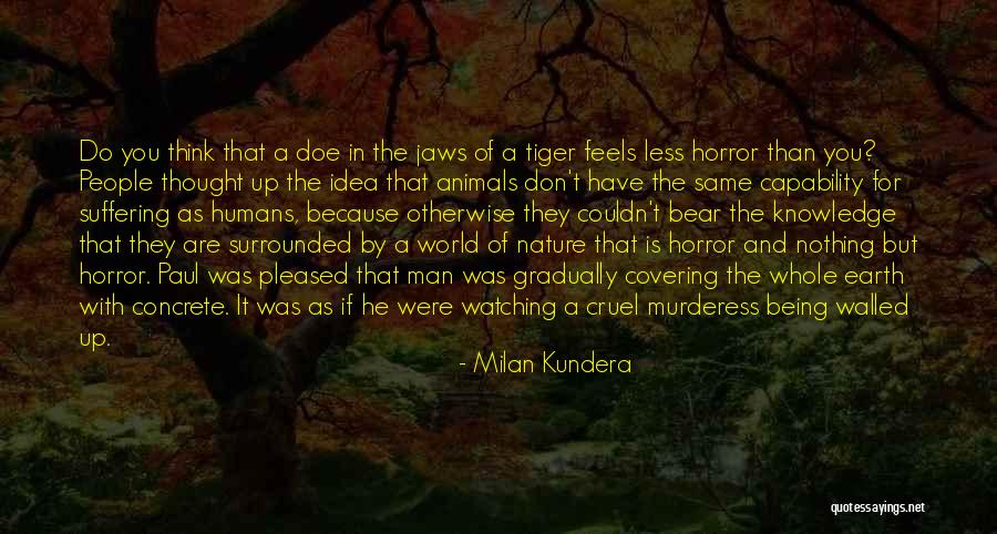 World Cruel Quotes By Milan Kundera