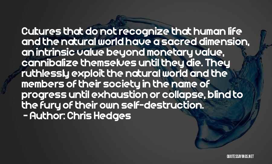 World Cultures Quotes By Chris Hedges