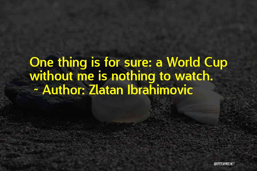 World Cup Quotes By Zlatan Ibrahimovic