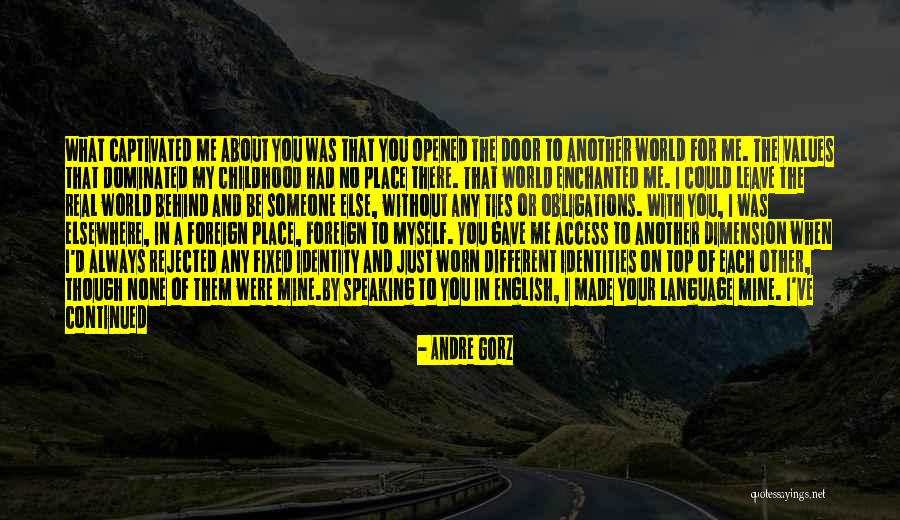 World English Language Day Quotes By Andre Gorz