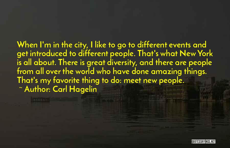 World Events Quotes By Carl Hagelin