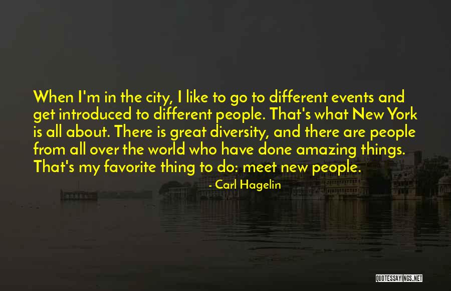 World Events Quotes By Carl Hagelin