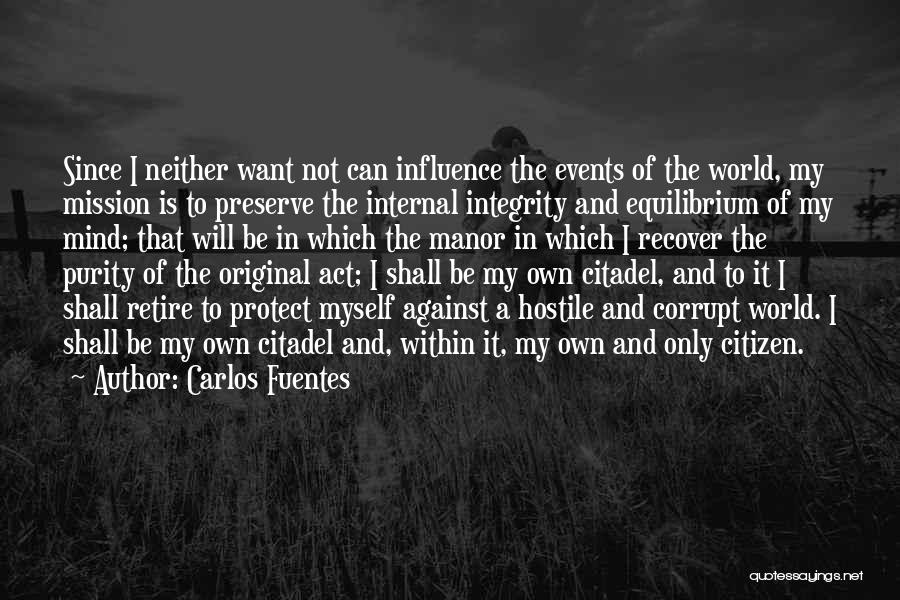 World Events Quotes By Carlos Fuentes