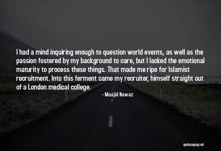 World Events Quotes By Maajid Nawaz