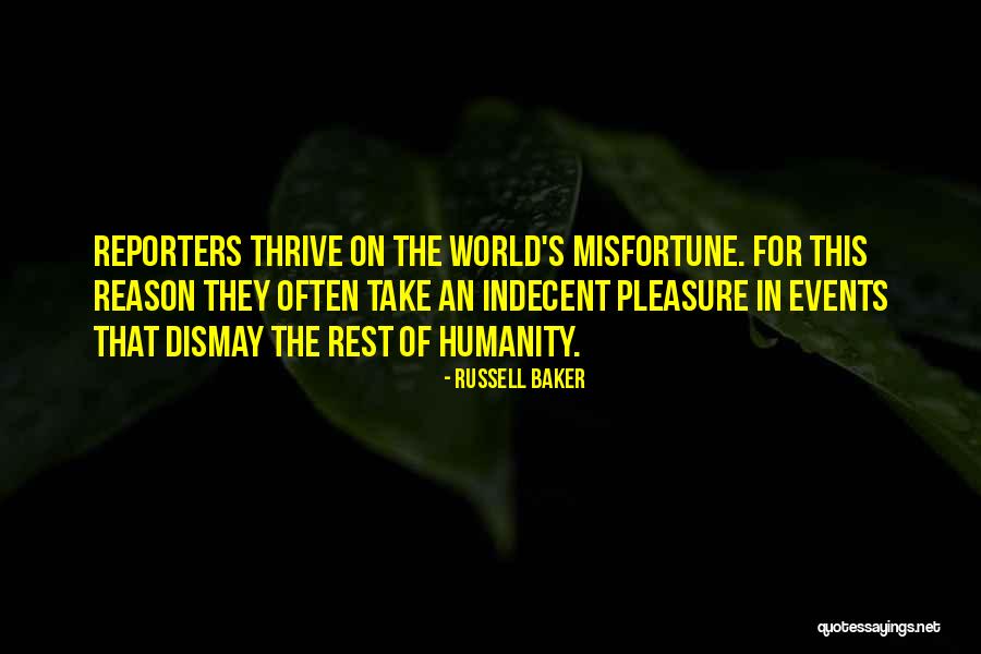 World Events Quotes By Russell Baker