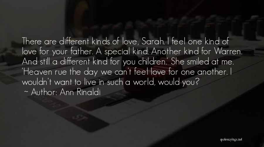 World Family Day Quotes By Ann Rinaldi