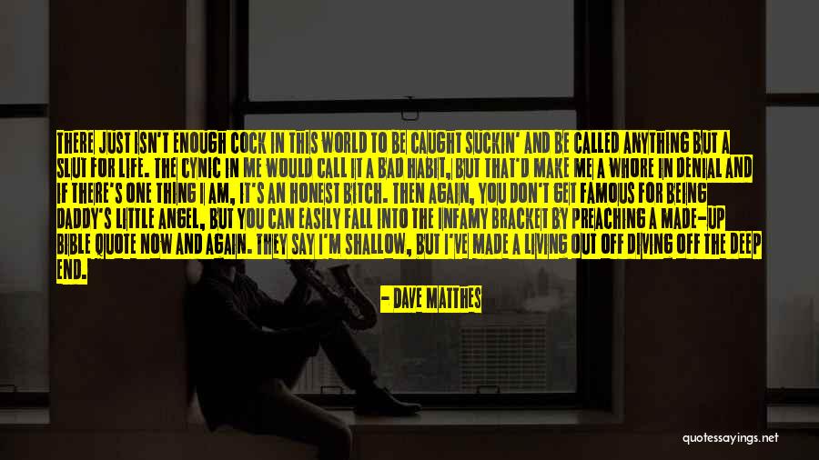 World Famous Life Quotes By Dave Matthes