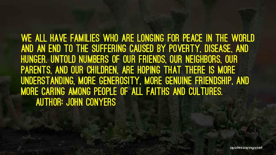 World Hunger And Poverty Quotes By John Conyers
