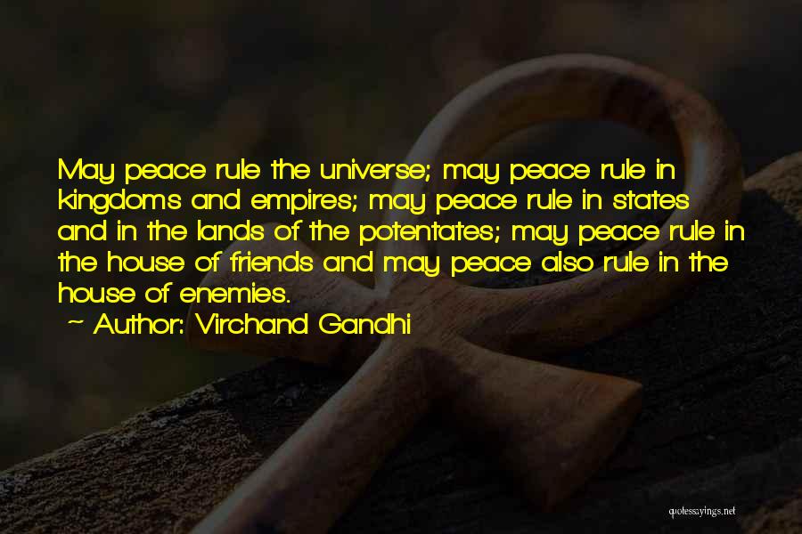 World In Peace Quotes By Virchand Gandhi
