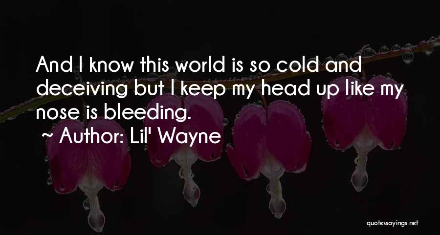 World Is Cold Quotes By Lil' Wayne