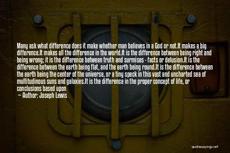 World Is Flat Quotes By Joseph Lewis