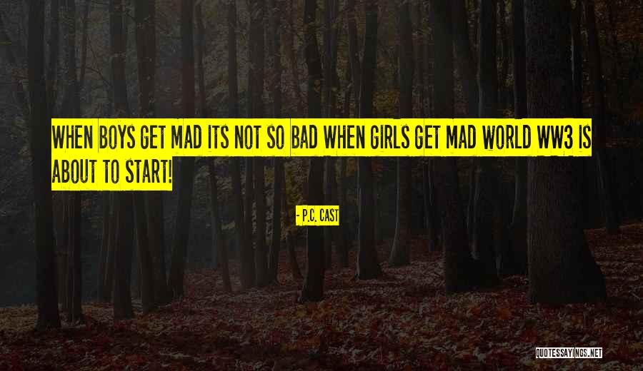 World Is Mad Quotes By P.C. Cast World Is Mad Quotes By P.C. Cast