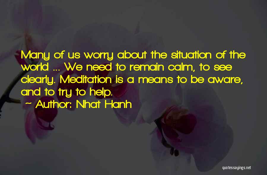 World Is Mean Quotes By Nhat Hanh