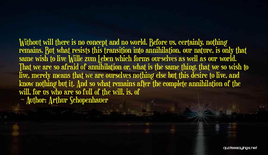 World Is Ours Quotes By Arthur Schopenhauer