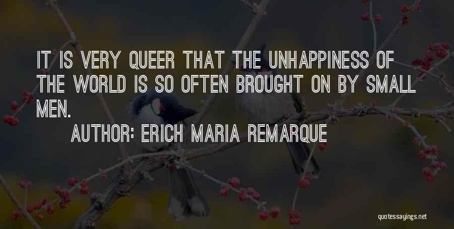 World Is So Small Quotes By Erich Maria Remarque