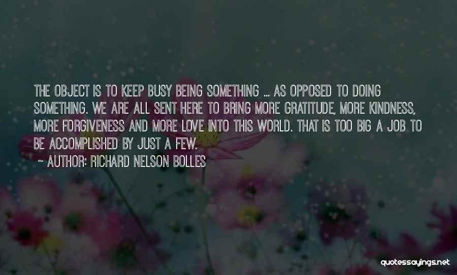 World Is Too Big Quotes By Richard Nelson Bolles