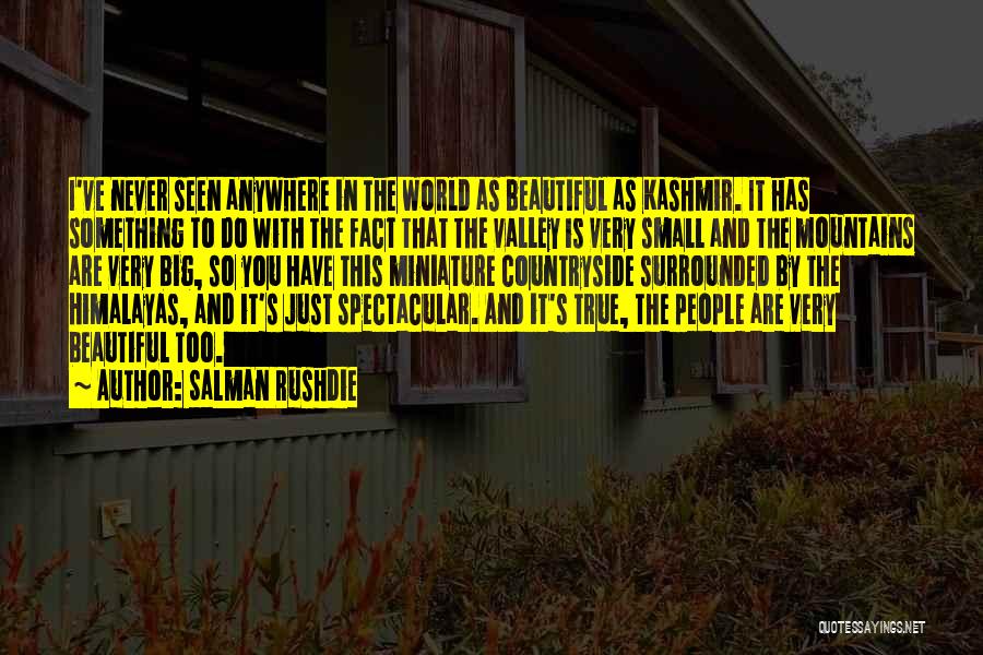 World Is Too Big Quotes By Salman Rushdie