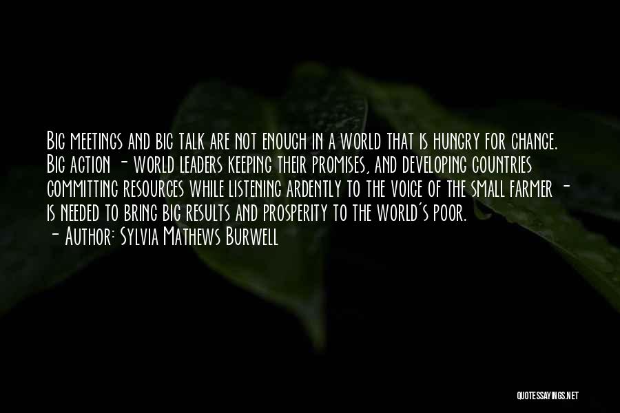 World Leaders And Their Quotes By Sylvia Mathews Burwell