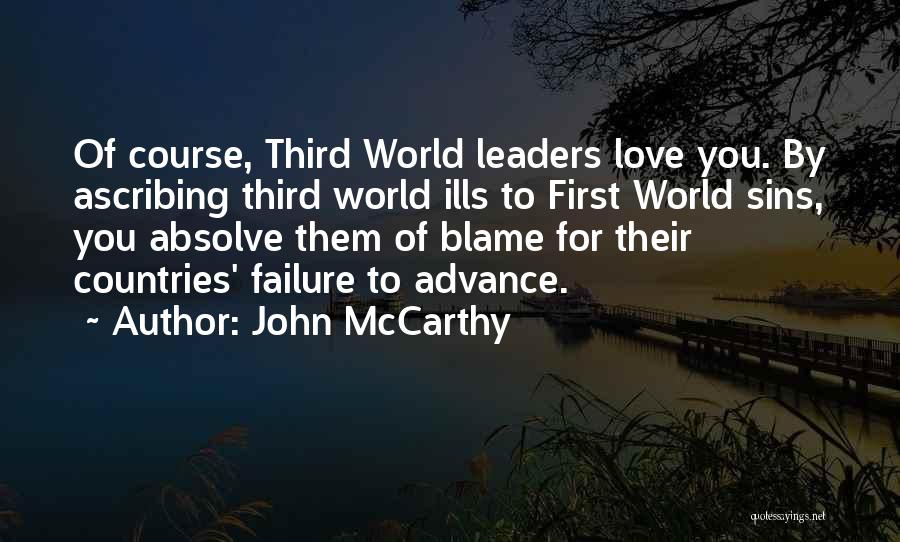 World Leaders Quotes By John McCarthy