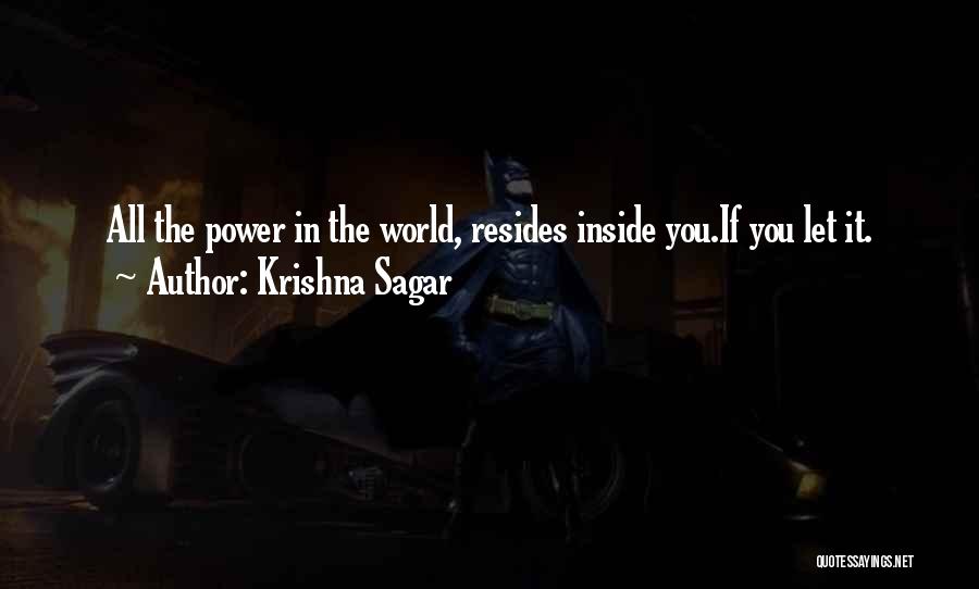 World Leadership Quotes By Krishna Sagar