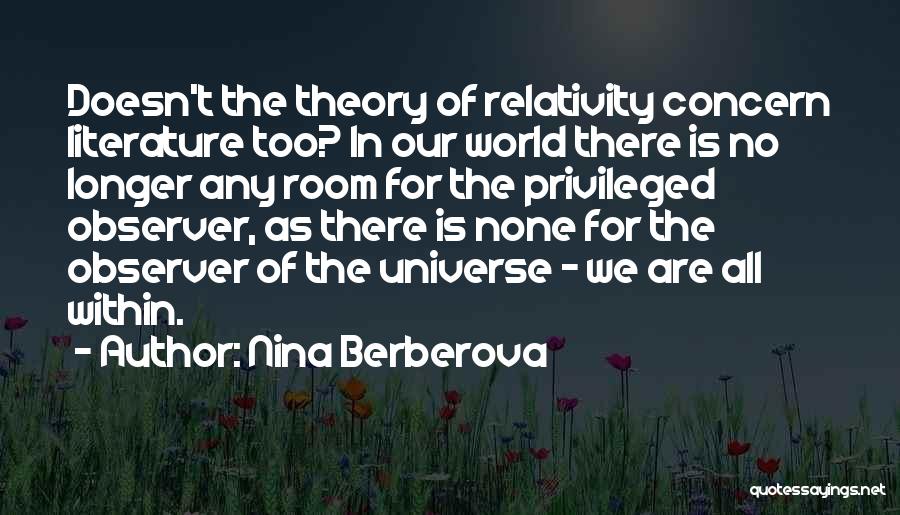 World Literature Quotes By Nina Berberova