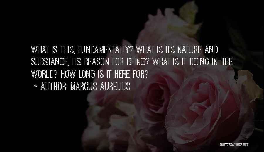 World Nature Quotes By Marcus Aurelius