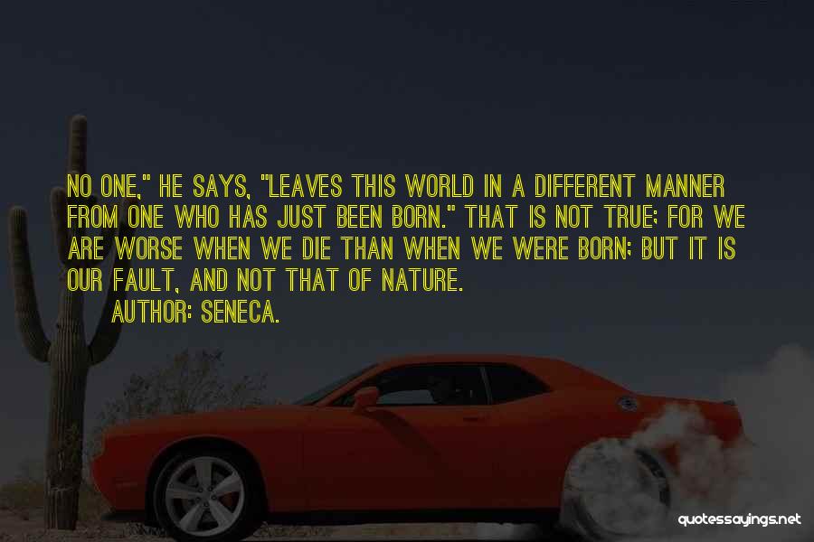World Nature Quotes By Seneca.