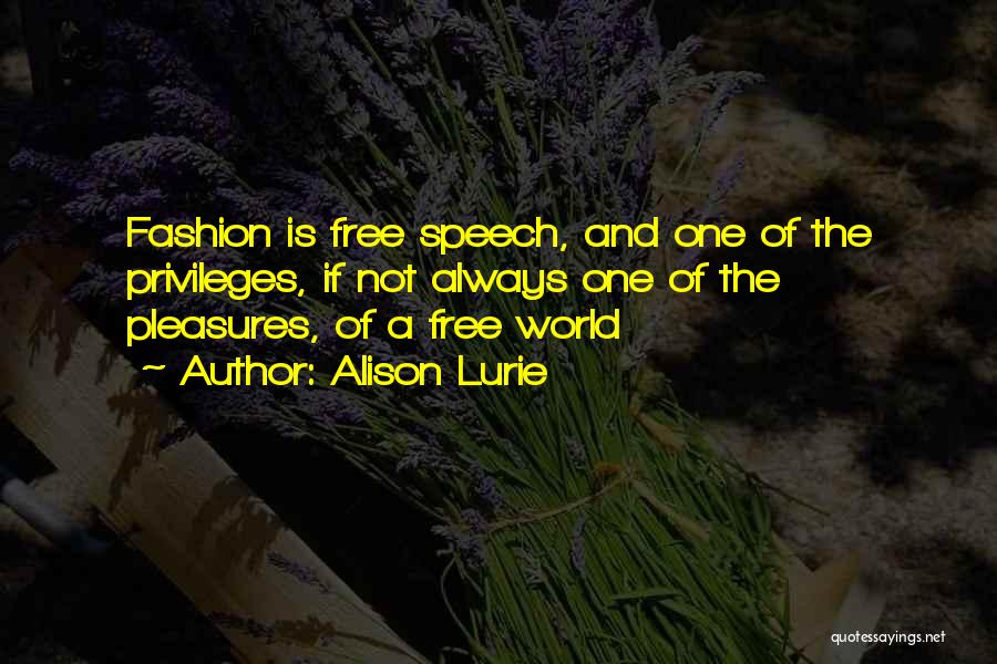 World Of Fashion Quotes By Alison Lurie