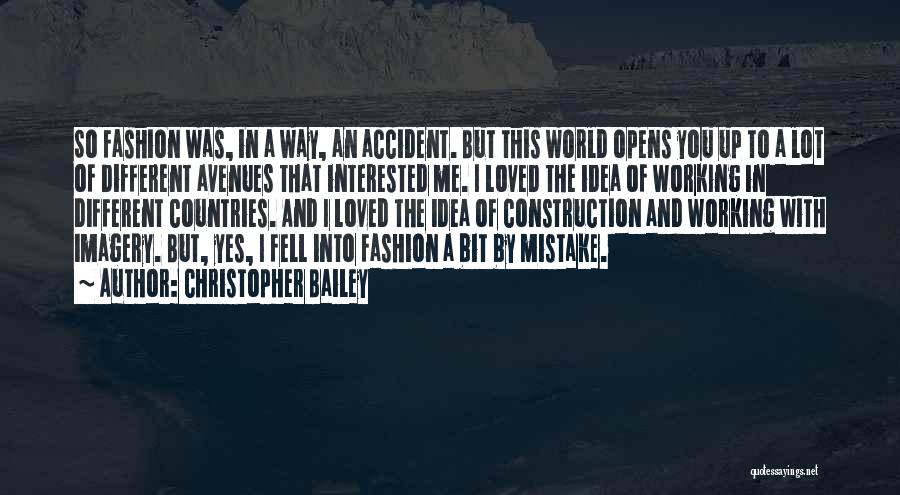 World Of Fashion Quotes By Christopher Bailey