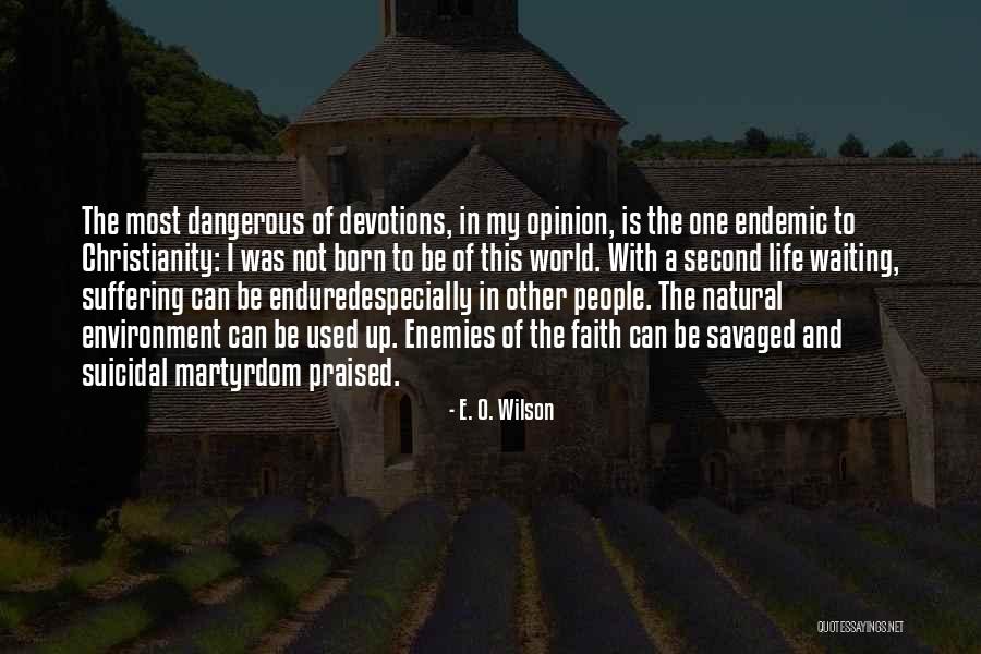 World Of Quotes By E. O. Wilson