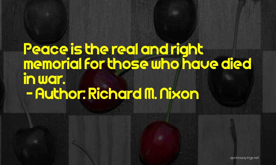 World Of Warcraft Undead Quotes By Richard M. Nixon