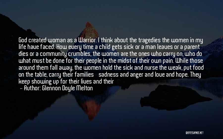 World On Shoulders Quotes By Glennon Doyle Melton