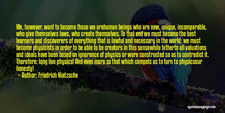 World Order Quotes By Friedrich Nietzsche