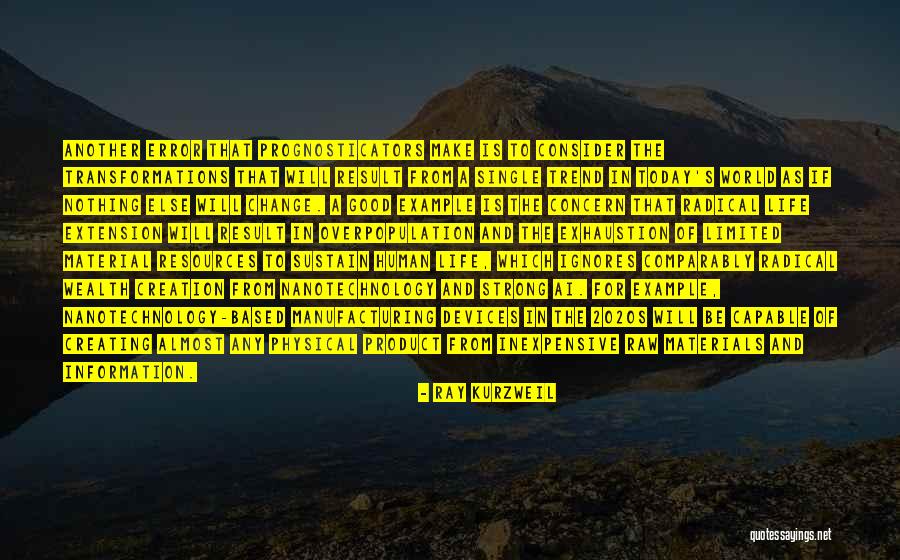 World Overpopulation Quotes By Ray Kurzweil World Overpopulation Quotes By Ray Kurzweil