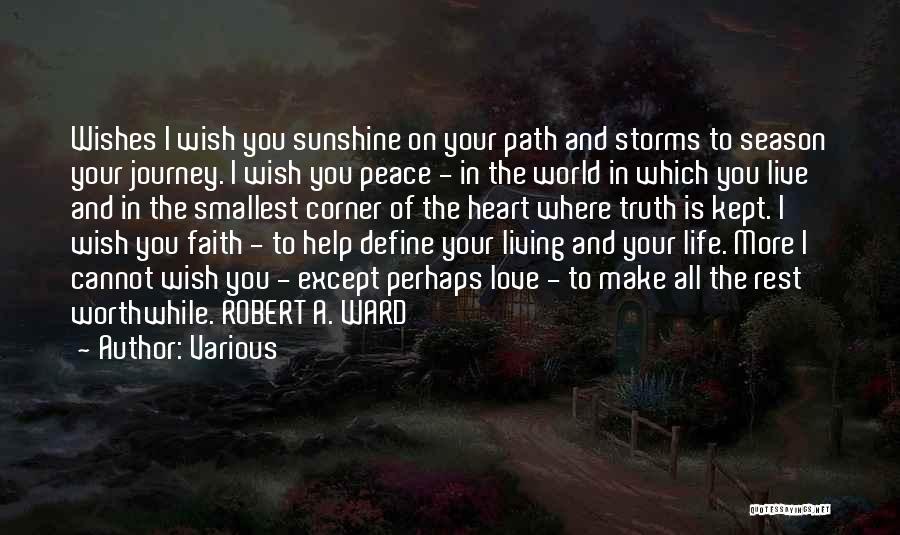 World Peace And Love Quotes By Various