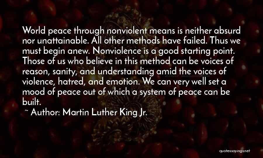 World Peace And Nonviolence Quotes By Martin Luther King Jr.