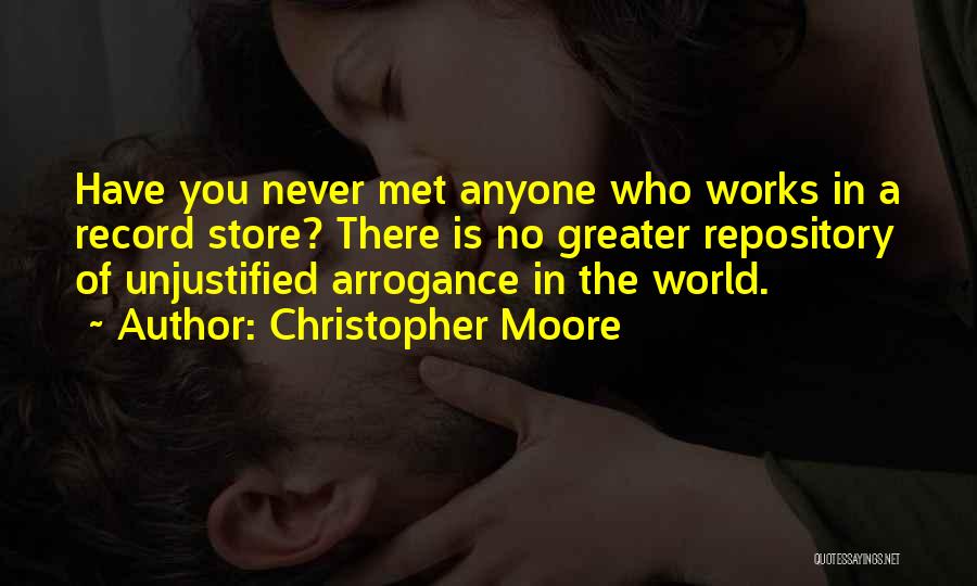 World Record Quotes By Christopher Moore