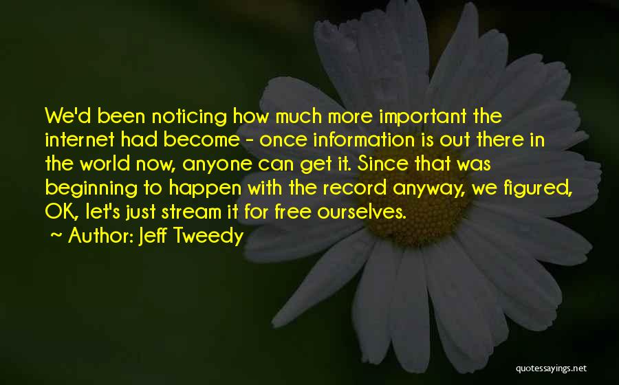 World Record Quotes By Jeff Tweedy