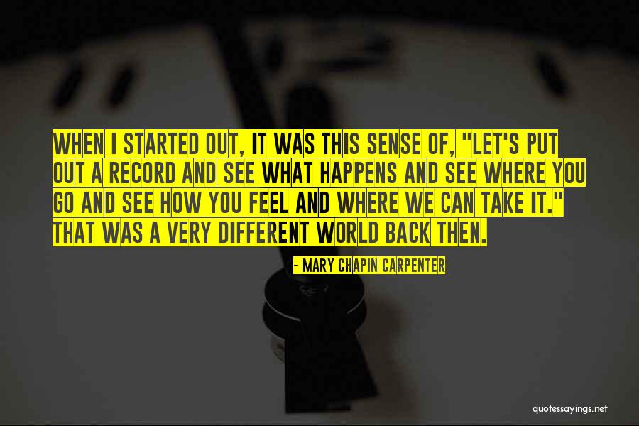 World Records Quotes By Mary Chapin Carpenter World Records Quotes By Mary Chapin Carpenter