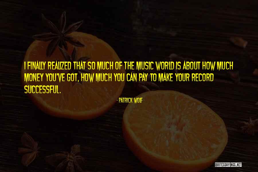 World Records Quotes By Patrick Wolf World Records Quotes By Patrick Wolf