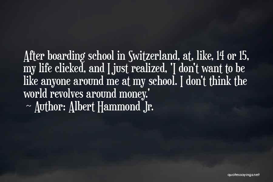 World Revolves Around Quotes By Albert Hammond Jr.