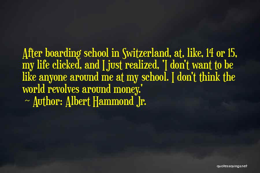 World Revolves Around Them Quotes By Albert Hammond Jr.